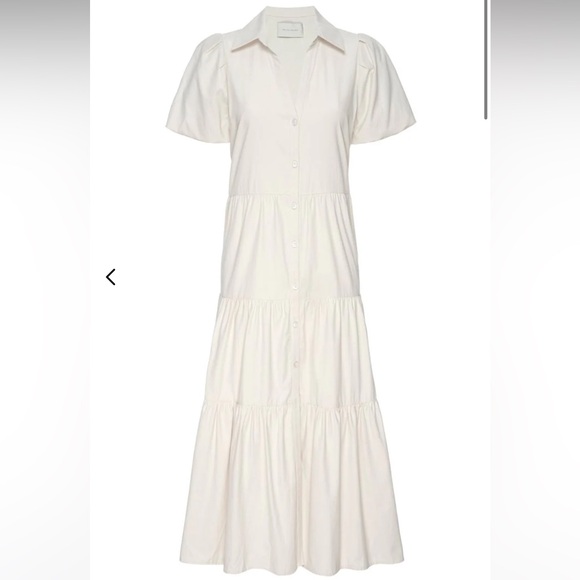 NWT Brochu Walker Havana Dress in Calico. Size Small. Light tan ivory - Picture 5 of 8